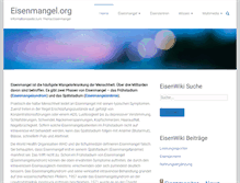 Tablet Screenshot of eisenmangel.org